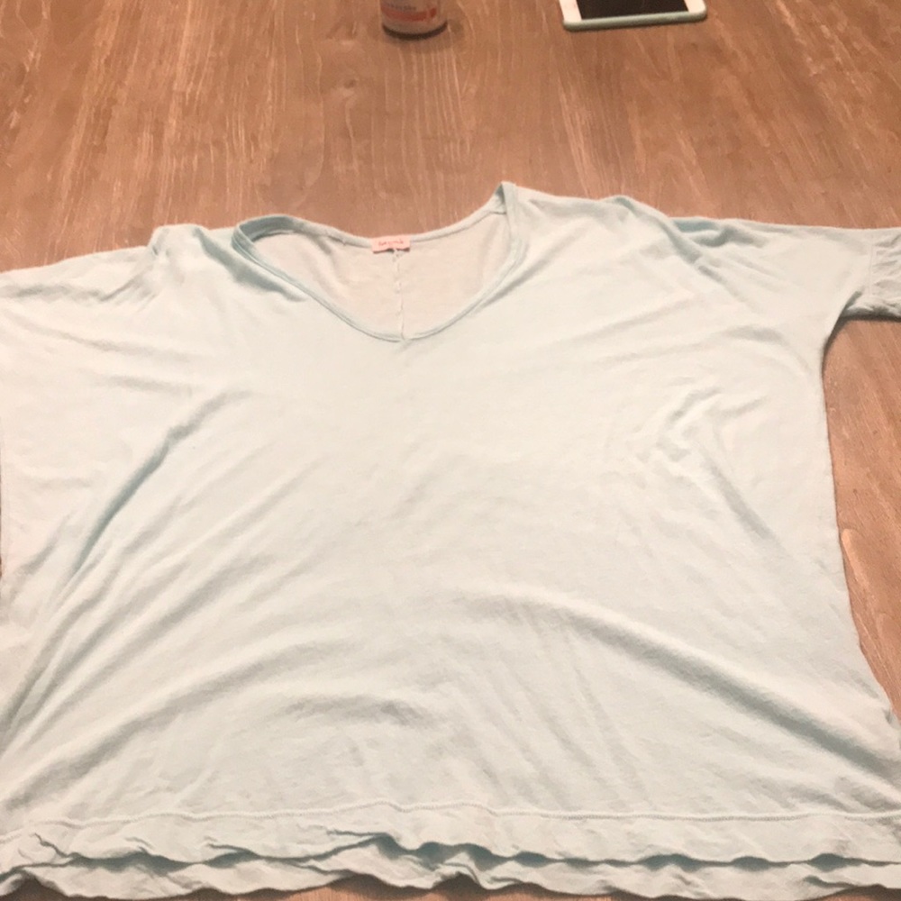 A blue shirt